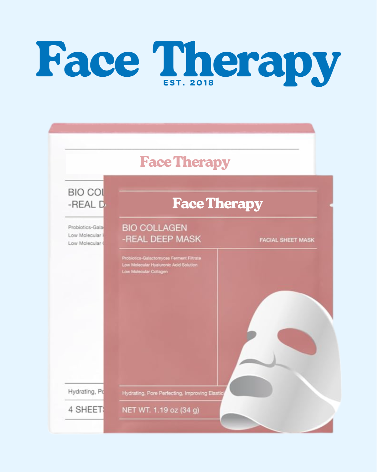Hydrogel Collagen Face Mask